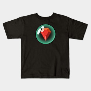 Cartoon Red Diamond Kids T-Shirt